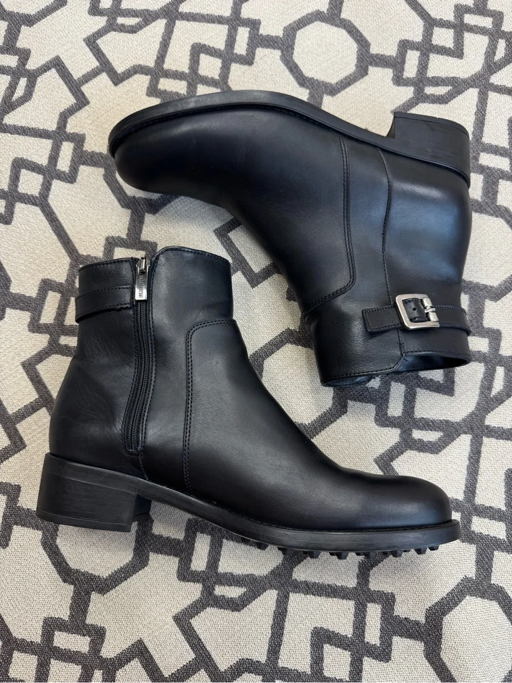 La Canadienne Shelby Black Waterproof Leather Ankle Boots Women’s US 8.5 M